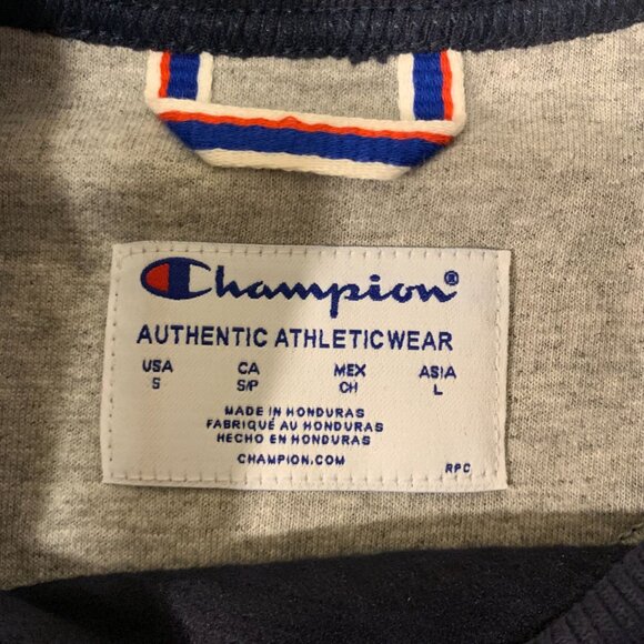 Champion Powerblend Fleece Crew Sweatshirt - Authentic Athleticwear - Size S - N - Picture 4 of 11